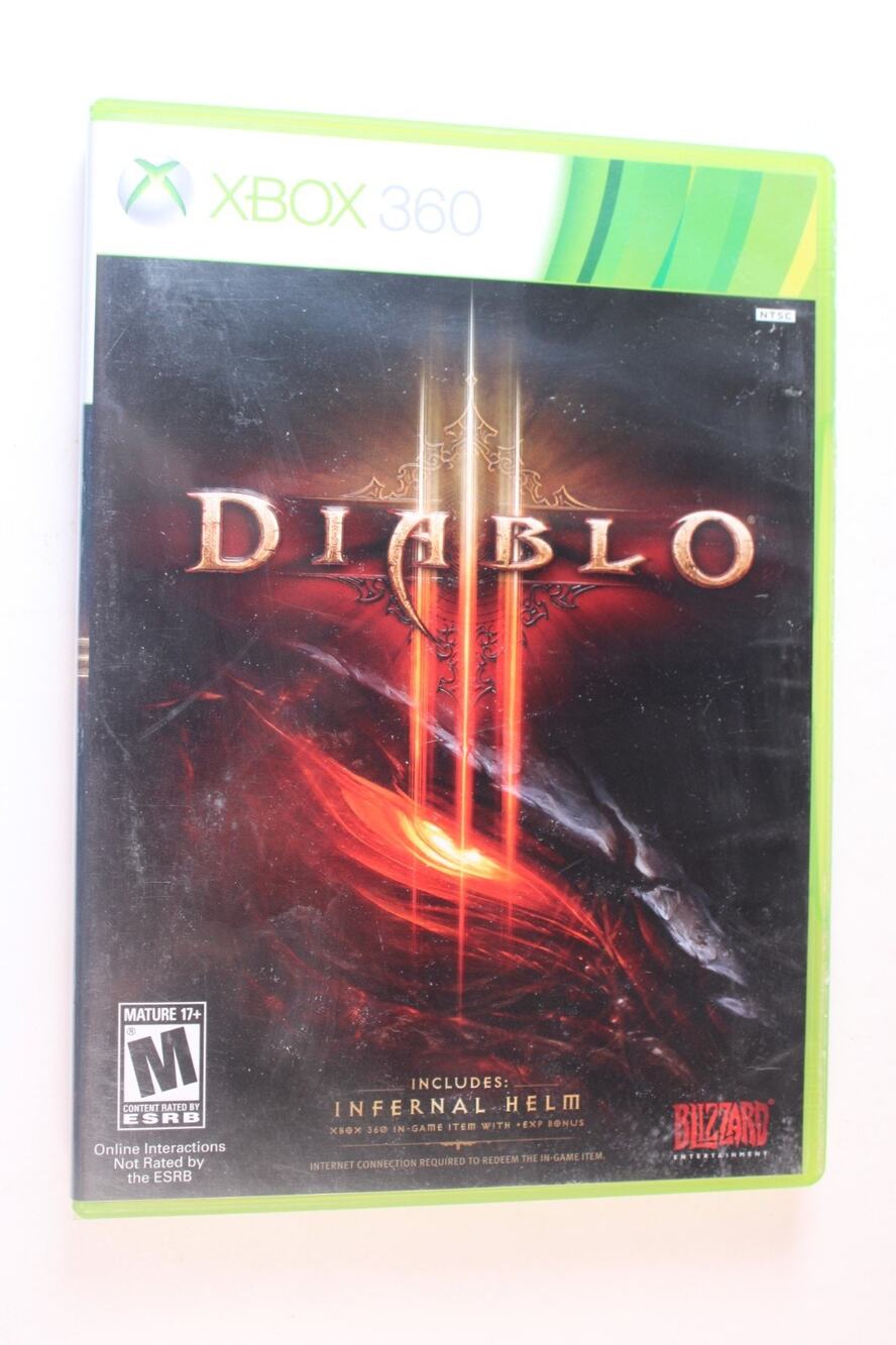 Diablo 3 III (Microsoft Xbox 360) Authentic, Tested/works
